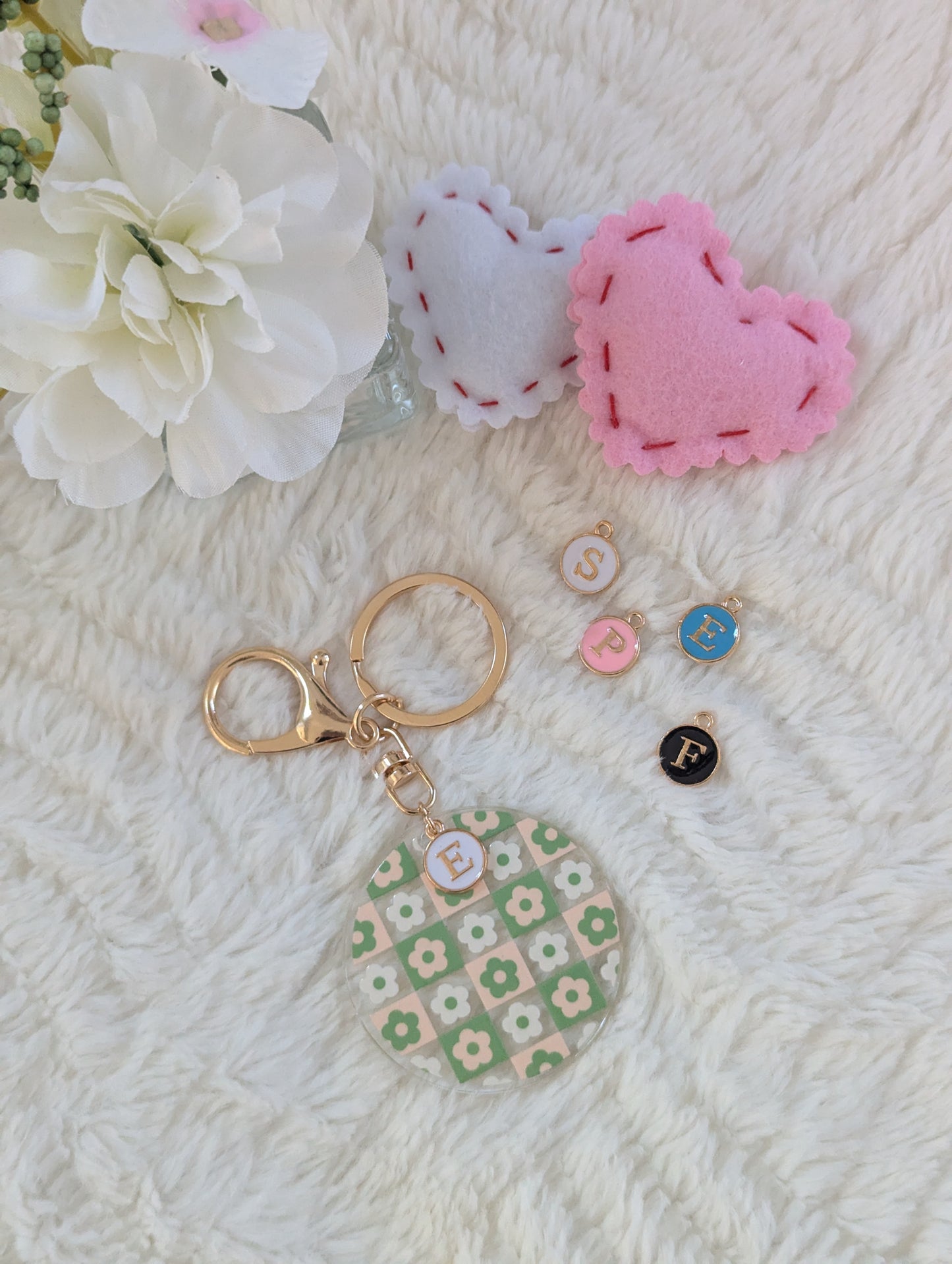 Green Matcha Keychain - With Charms
