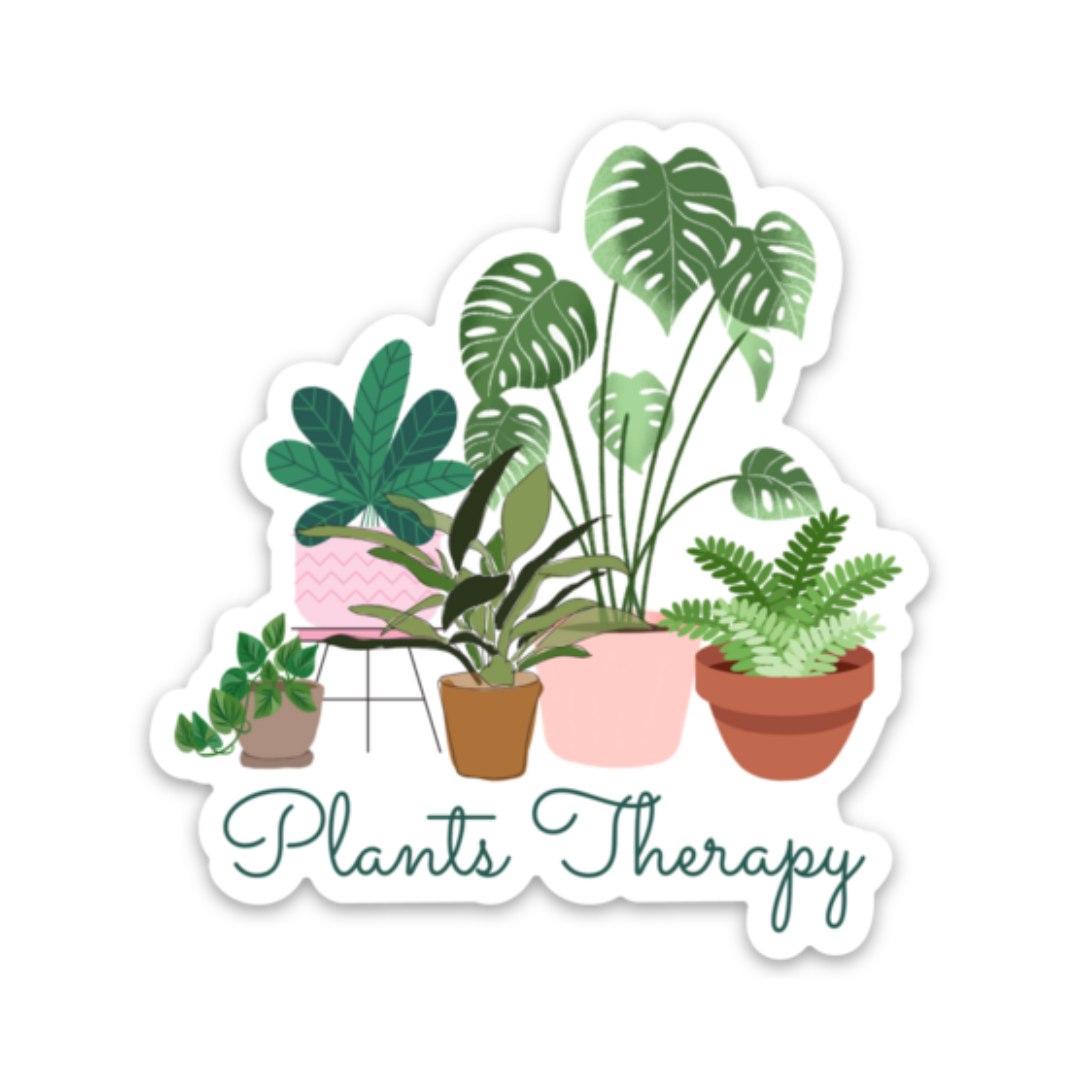 house plant stickers Plant Therapy Waterproof Sticker – Elegancecreate