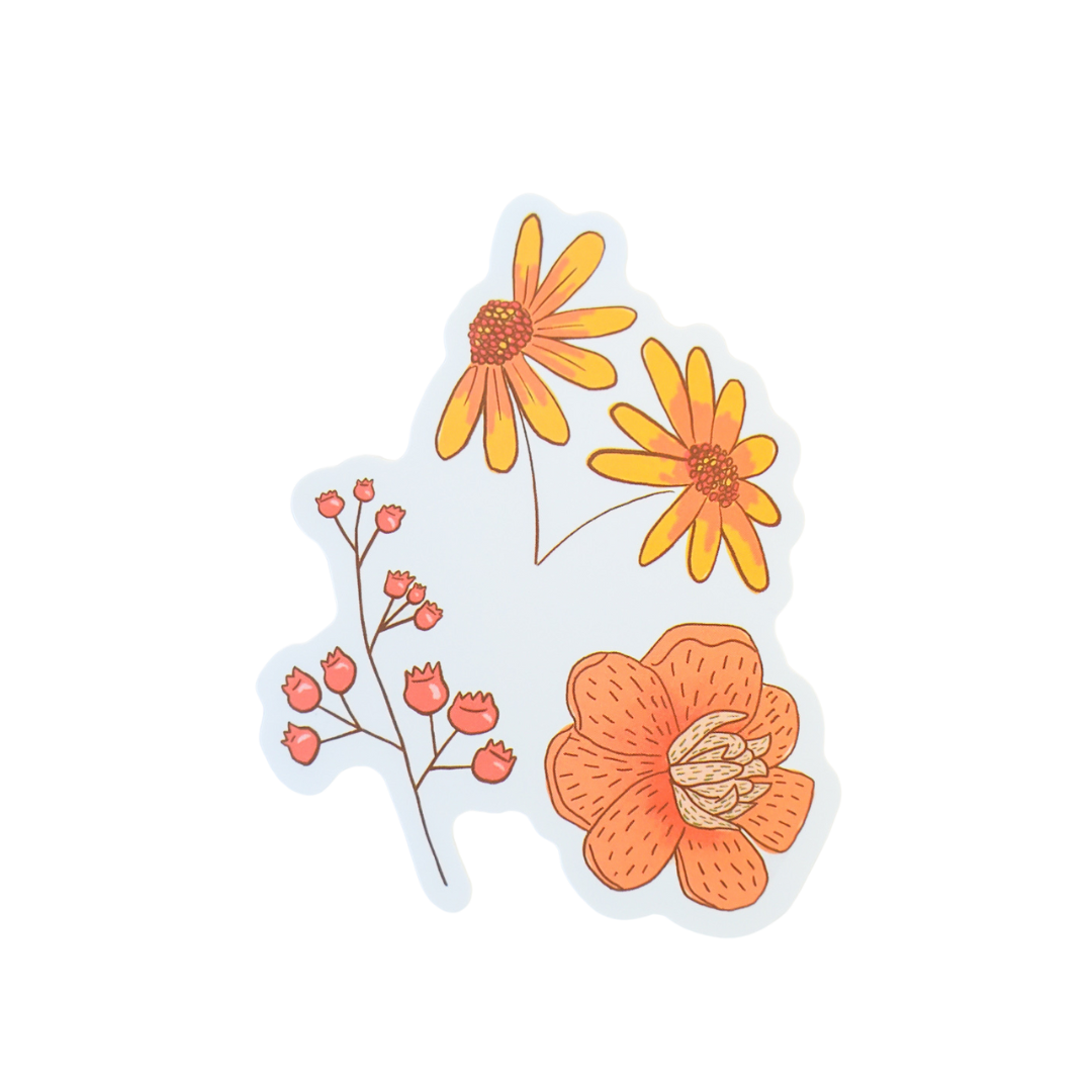 Aesthetic Wildflower Stickers, Magical Stickers, Watercolor Flower  Stickers, Floral Sticker Sheet, Boho Flower Stickers, Spring Stickers