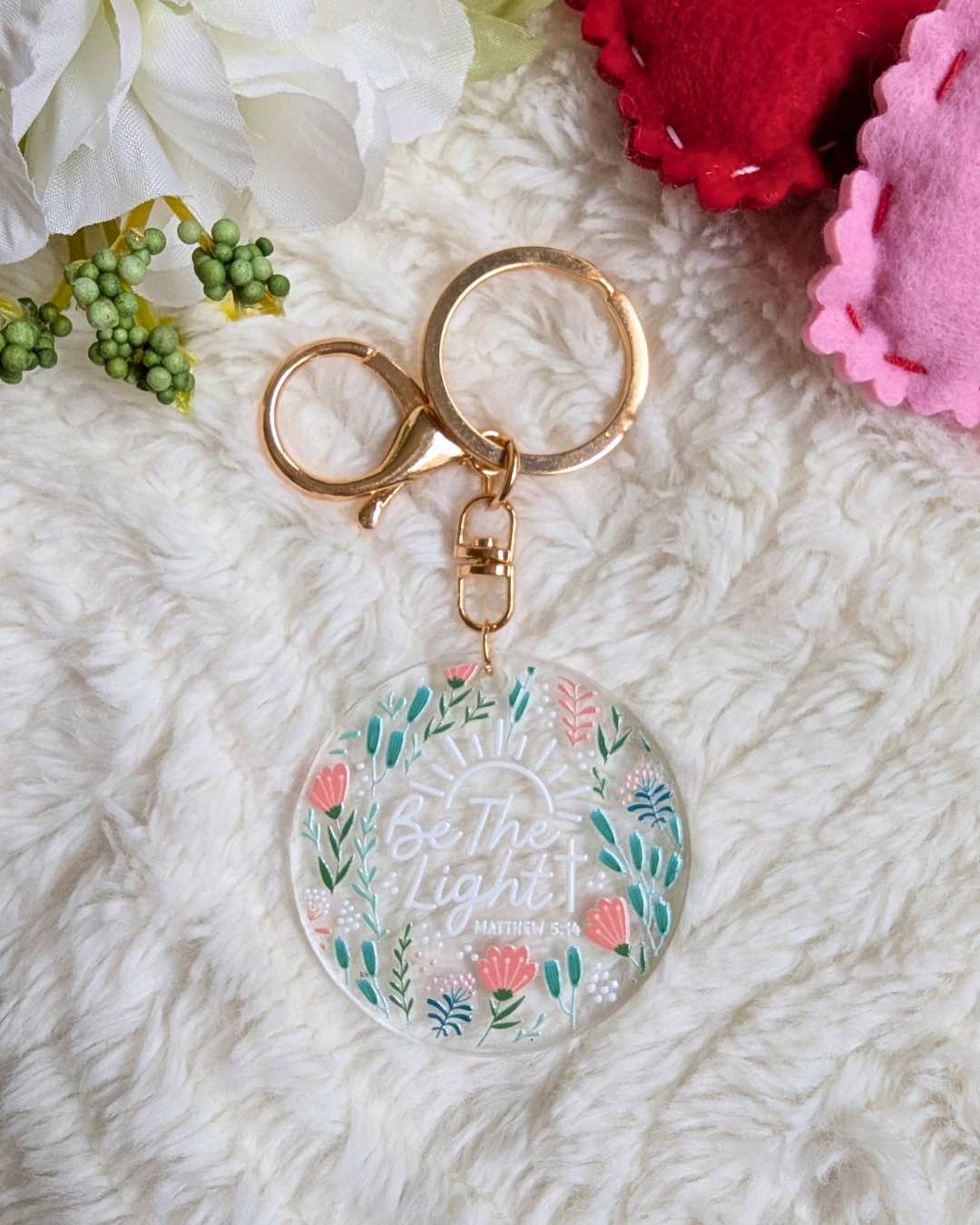 Be The Light Keychain / Bag Charm