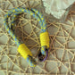 Blue and Yellow Cellphone Strap