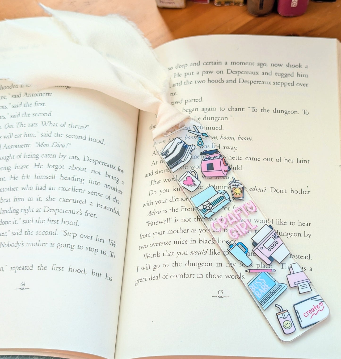 Bookmark for Girls Who Loves Crafts