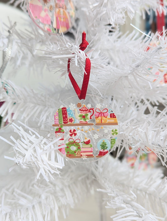 Christmas Bookshelf Ornament