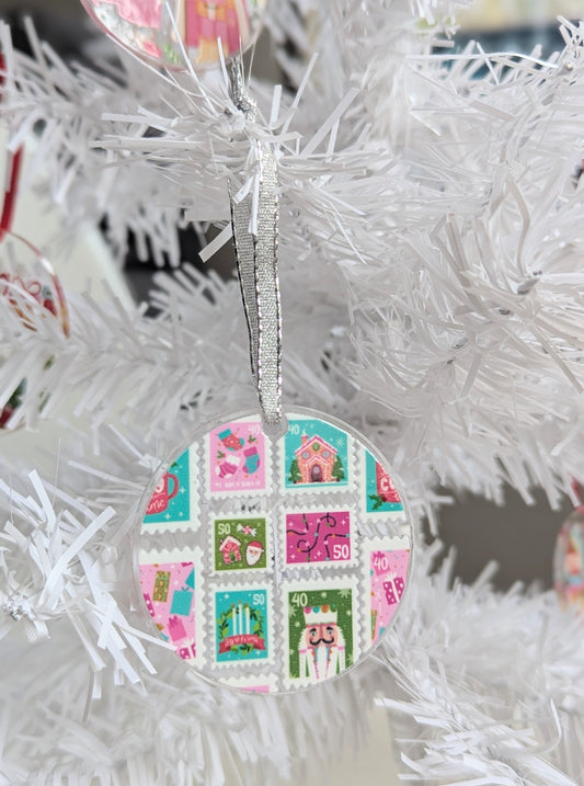 Christmas Stamps Ornament