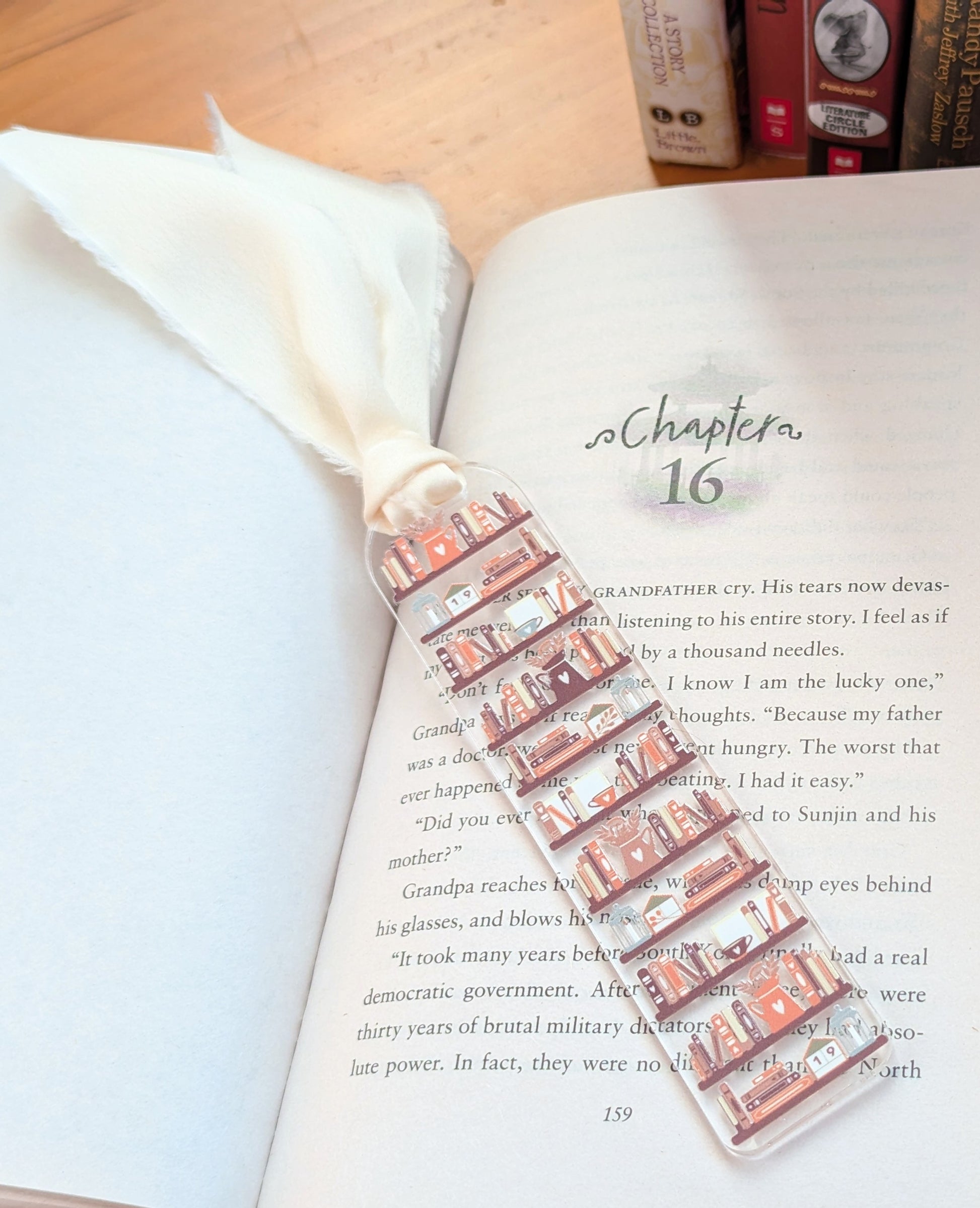 Classic Bookshelf Bookmark