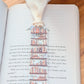Classic Bookshelf Bookmark on a Book