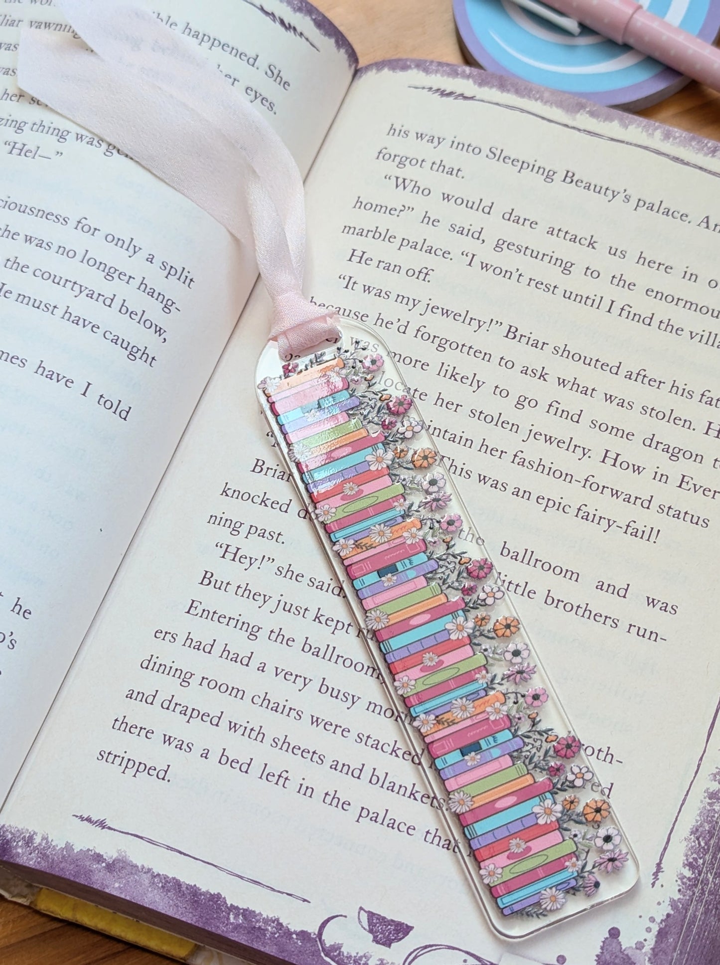 Literary Bloom Bookmark