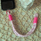 Pattern Pink Cellphone Strap