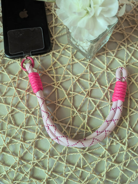 Pattern Pink Cellphone Strap