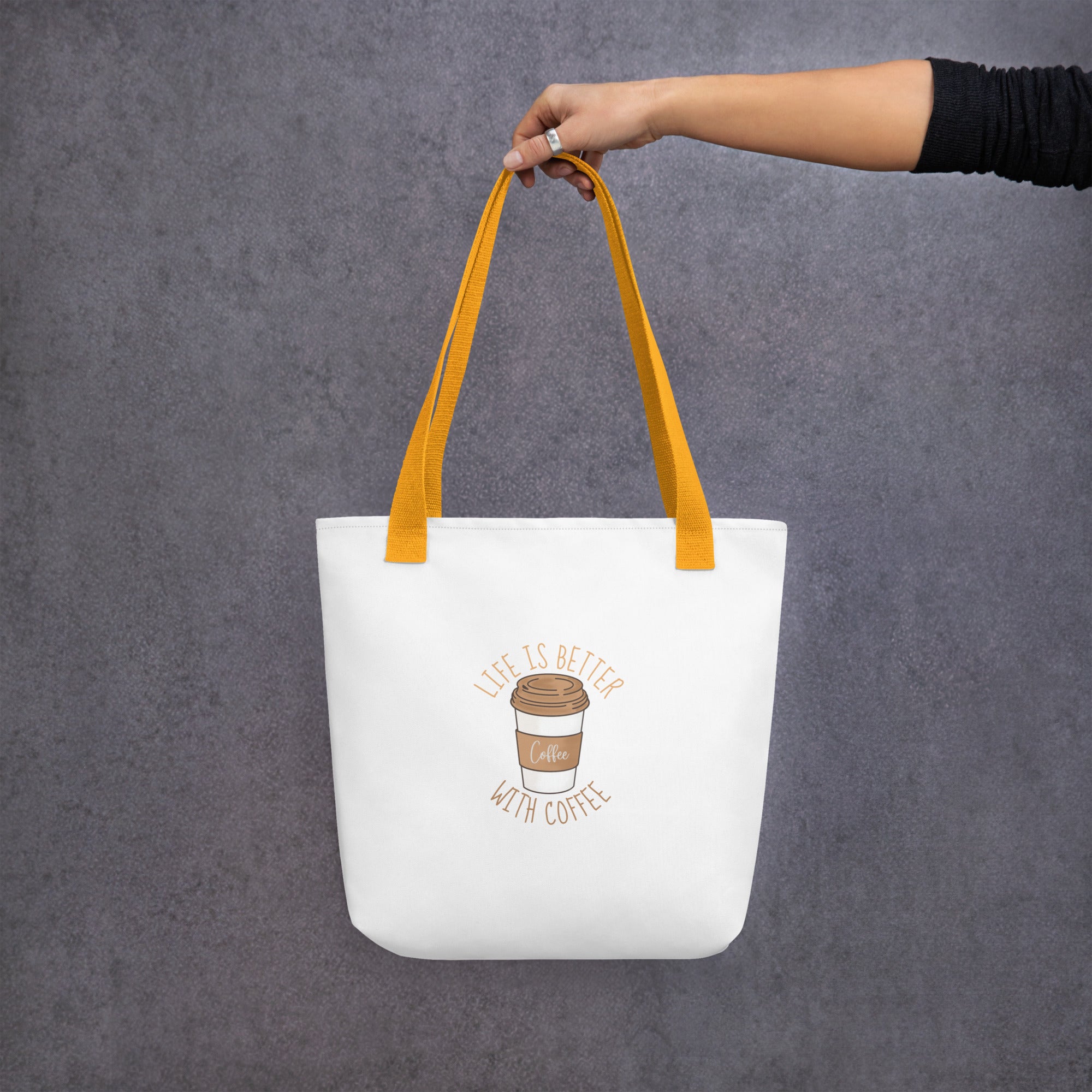 Life is Better With Coffee Tote bag Elegancecreate