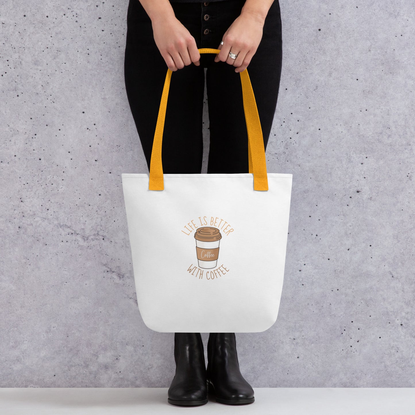 Life is Better With Coffee Tote bag