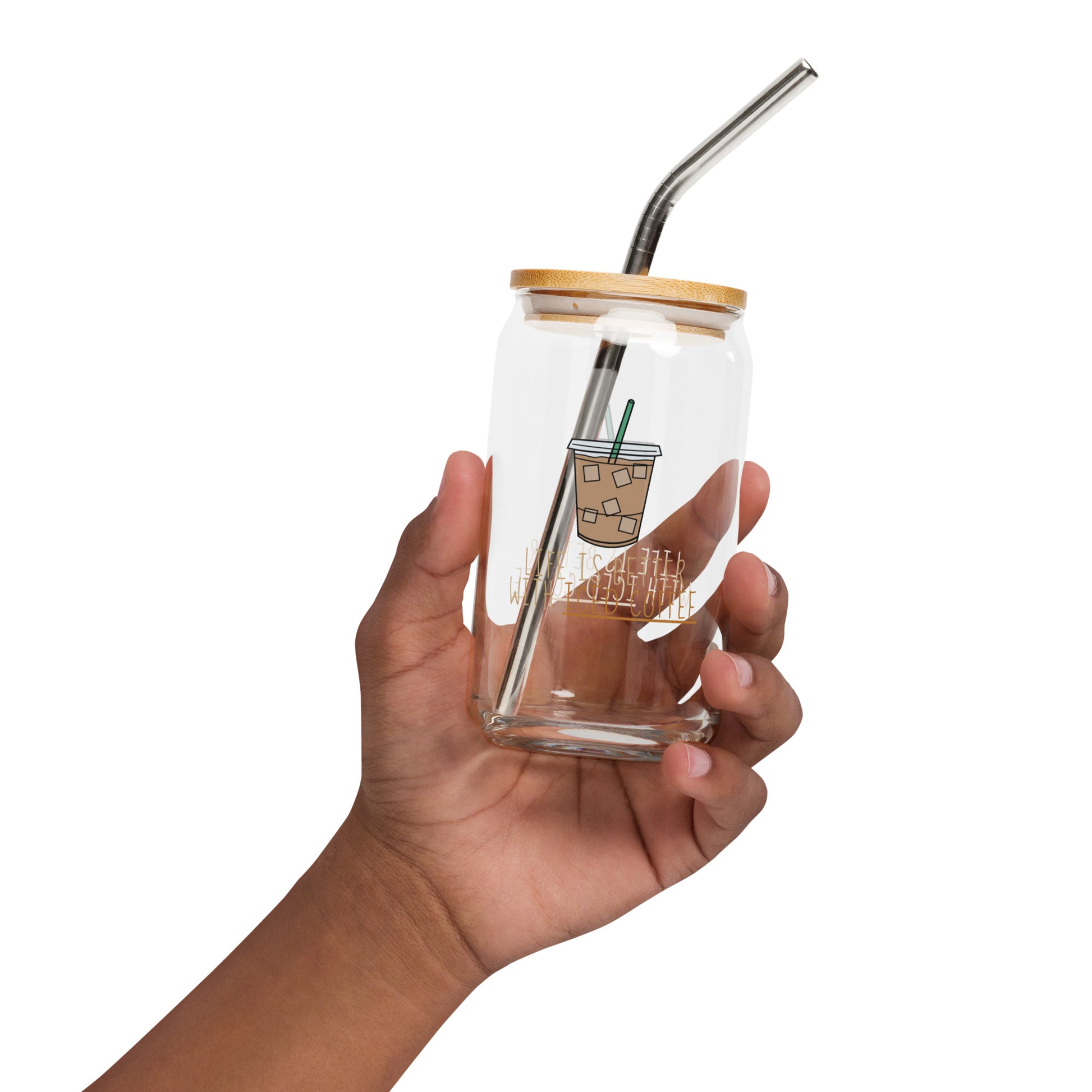 beer can shaped glass for coffee lovers