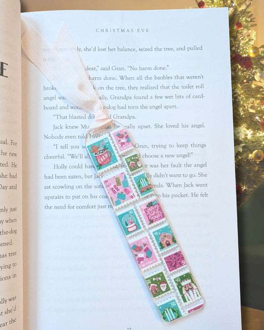 Christmas Stamps Bookmark