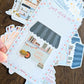 coffee and books cart sticker packaging