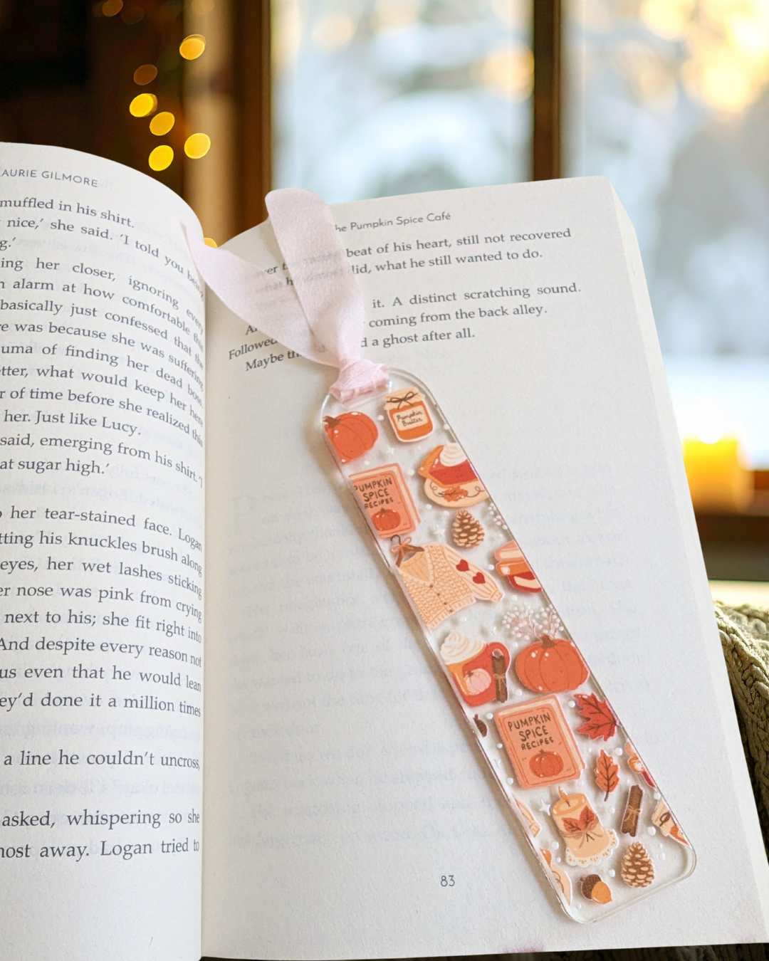 Fall Cozy Bookmark