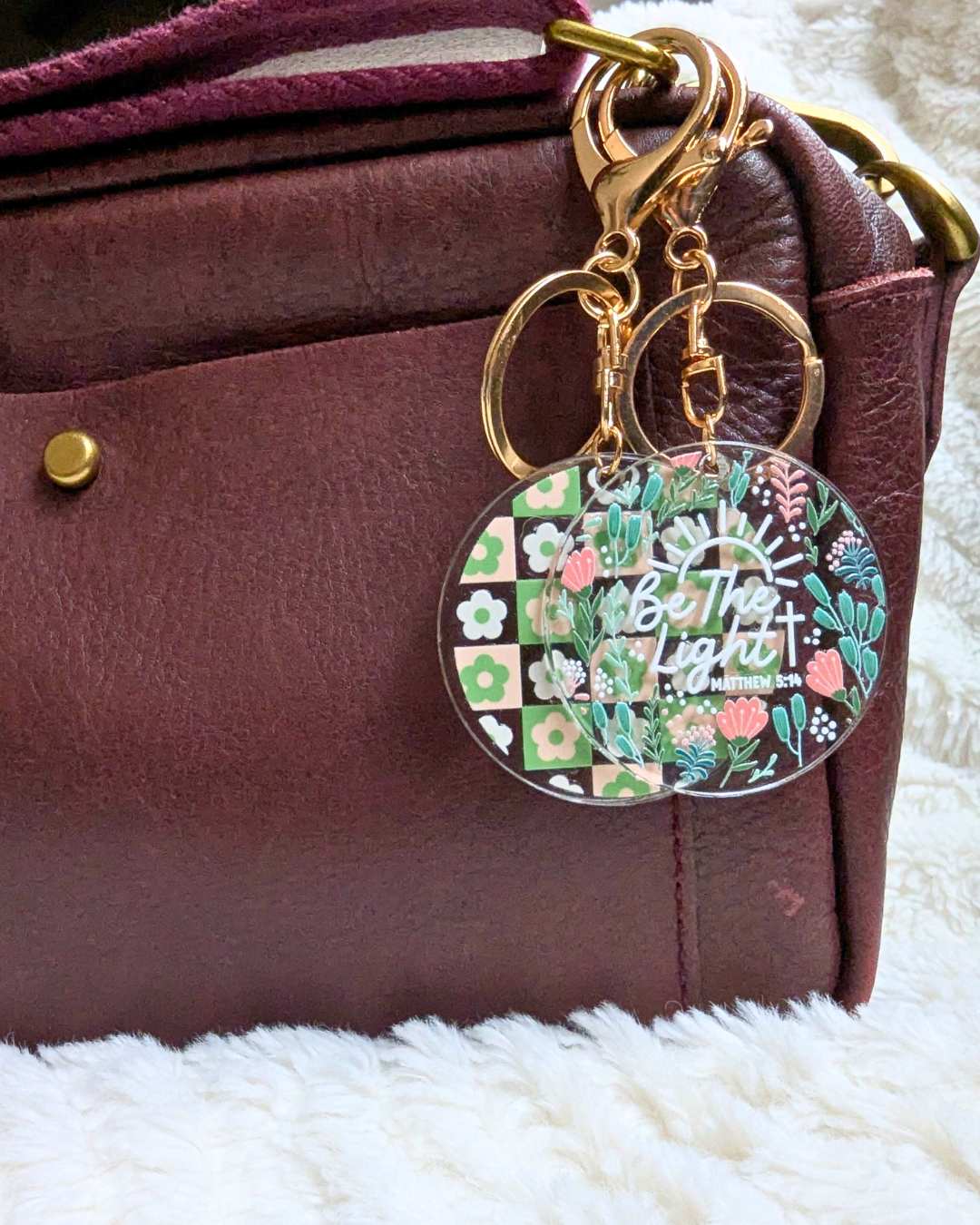 Be The Light Keychain / Bag Charm