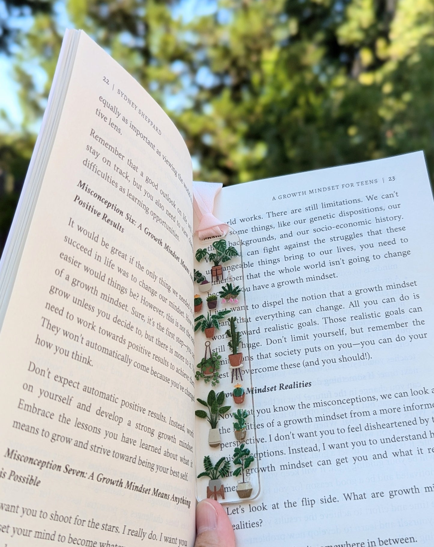 Plant-Loving Bookworm's Dream Bookmark