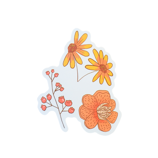 Wildflowers Boho Sticker