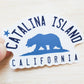 Catalina Island California Water Resistant Sticker