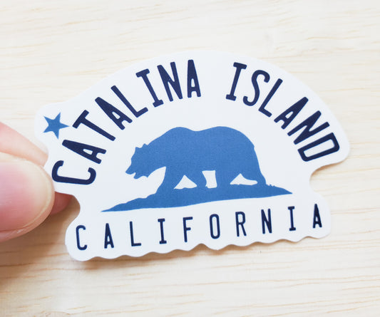 Catalina Island California Water Resistant Sticker