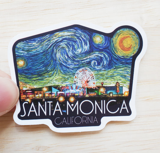 Santa Monica California Sticker