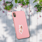 dried pampas sticker on phone case