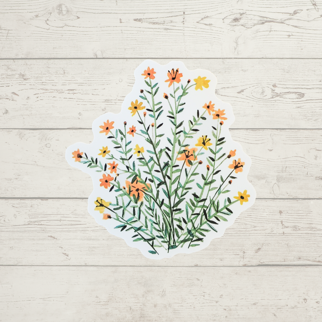 Flower Plant Sticker