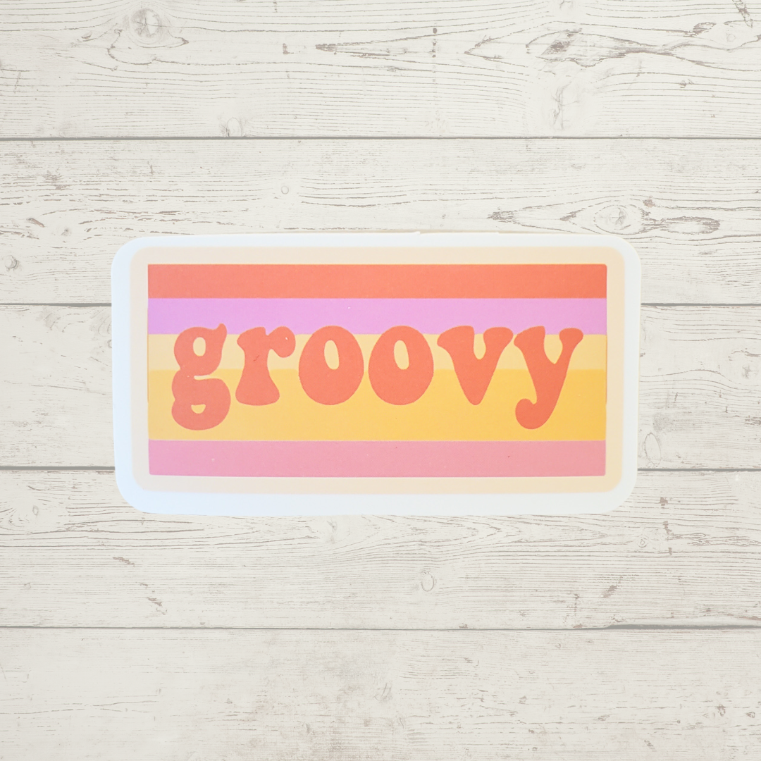 Groovy Sticker