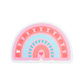 Pink Full of Hearts Rainbow Sticker
