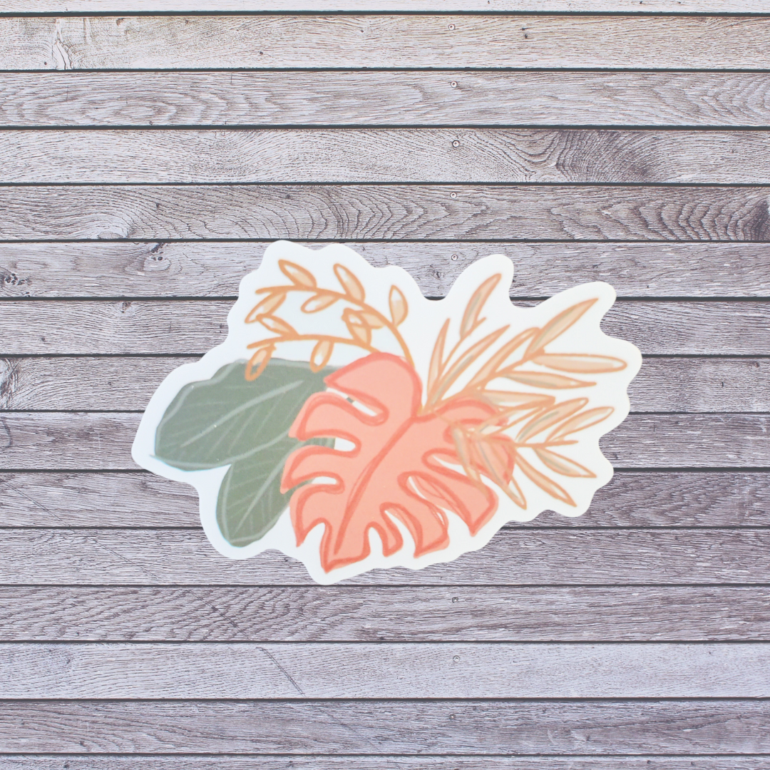 Bunch of Leaves Sticker